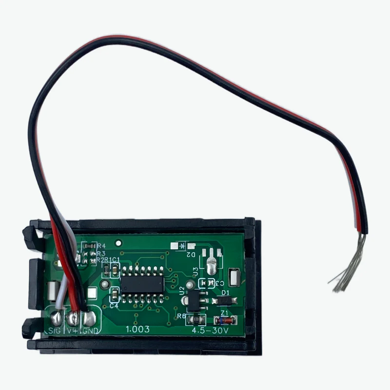 0.56 inch 0-100V DC Red LED Three-Wire Digital Voltmeter Module - Image 6