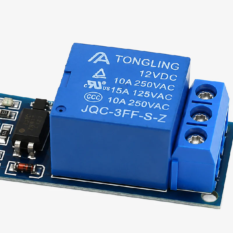 1 Channel 12V 10A Relay Module with Optocoupler - Image 2