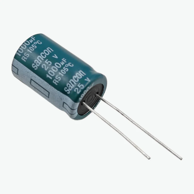 SANCON 1000uF 25V Radial Electrolytic Capacitor - Through Hole Package - Image 2