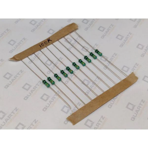 100K ohm, 1/4 Watt Resistor with 5% tolerance (Pack of 10) - Image 2