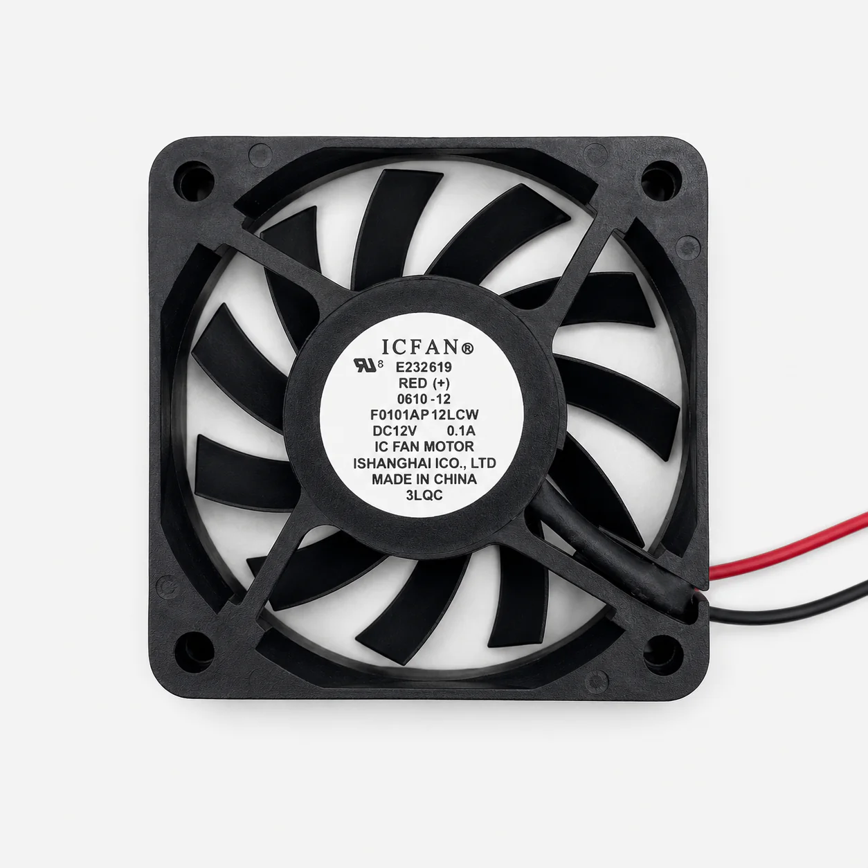 12V 6010 Brushless DC Cooling Blade Fan - Image 2