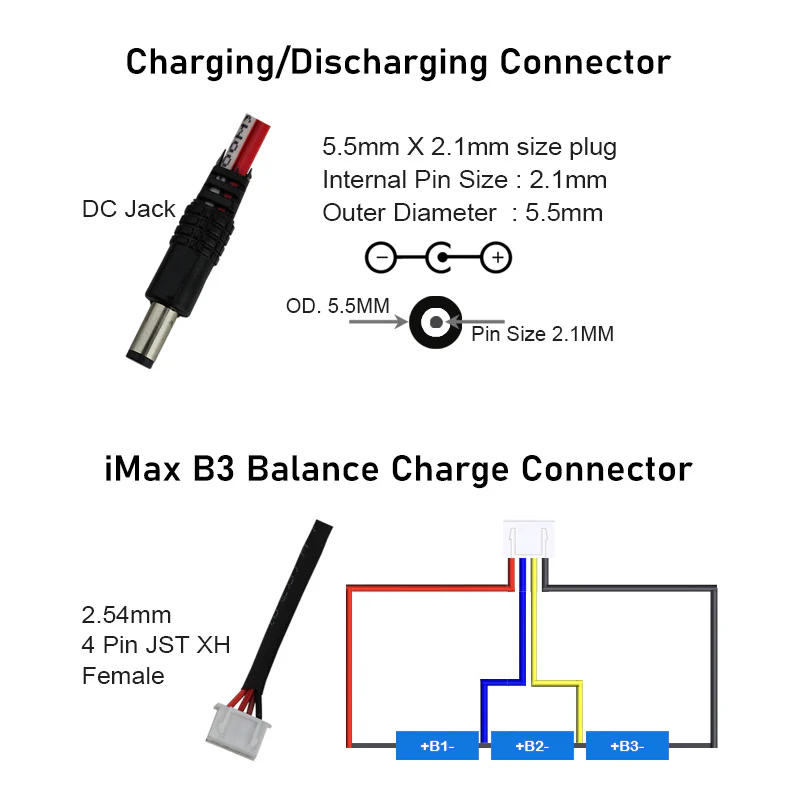 WATTNINE 12V 2600mAh Rechargeable Lithium Battery Pack with Warranty (includes BMS & balance pin) for GPS, CCTV, Industrial and Commercial Application - Image 4