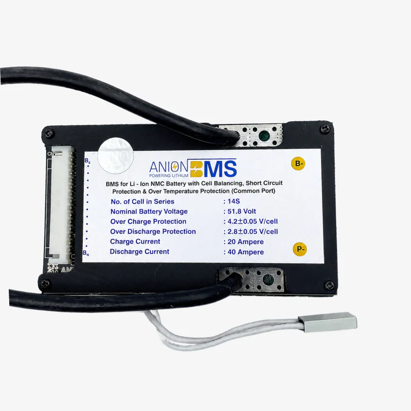 14S 48V 40A BMS for Lithium Ion NMC Battery With Cell Balancing (Common Port) - Image 2