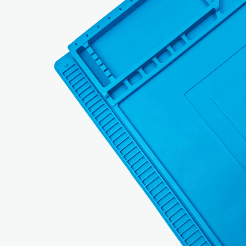 17.7 x 11.8 inch Heat Insulation Silicone Anti-Static, Magnetic Workbench Repair Mat - Image 3