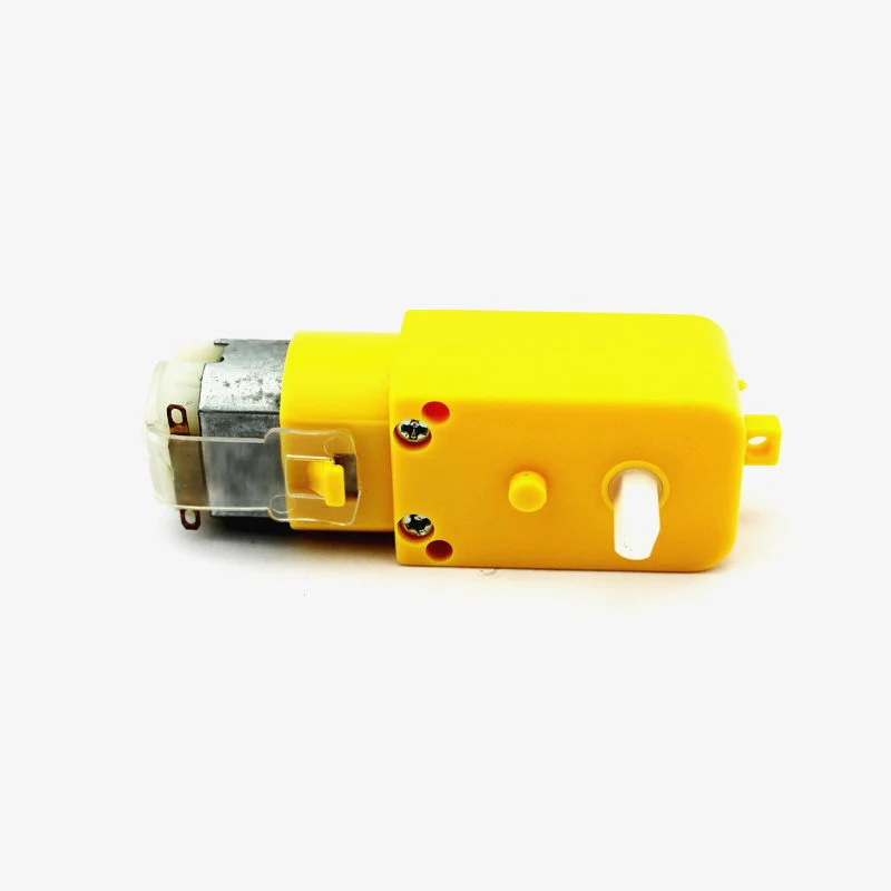2 DC 100RPM 3-6V DC Dual BO Gear Motor with 2 Rubber Tire Wheel Combo Kit - Image 4