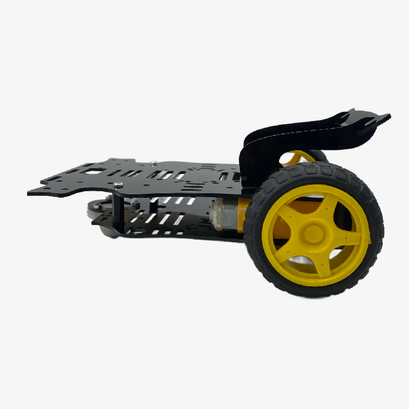 2 Wheel DIY Robot Car Chassis STEM Kit for Line Follower & Robotic Projects - Image 3