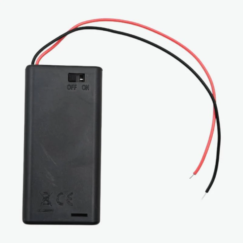 2 x AA Battery Holder with Cover and ON/OFF Switch - 3V Output - Image 4