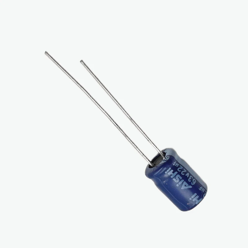 22 uF 63V Radial Electrolytic Capacitor - Through Hole Package - Image 3