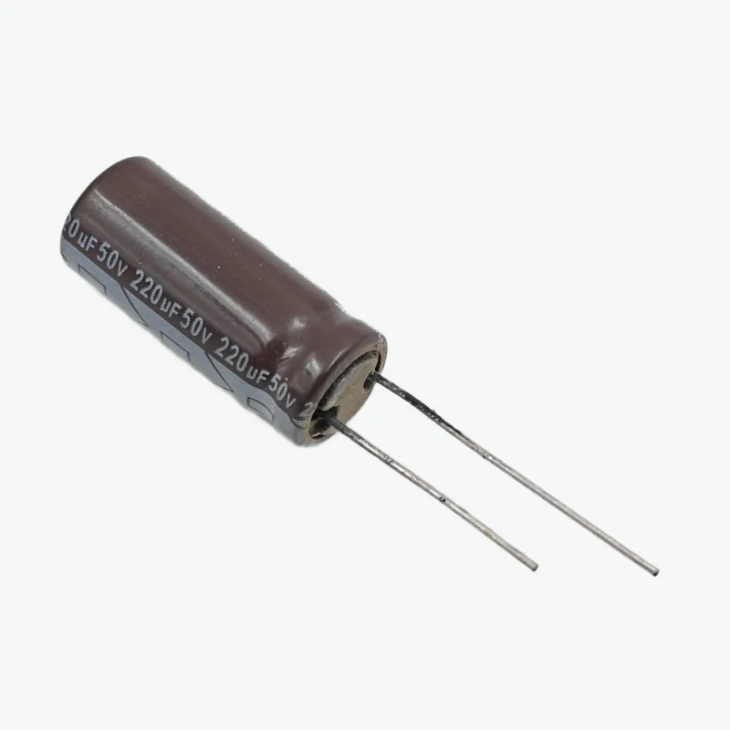 220uF 50V Radial Electrolytic Capacitor - Through Hole Package