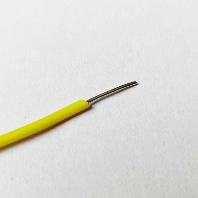 23AWG Single Strand Breadboard Connecting Wire (Yellow - 1mtr)