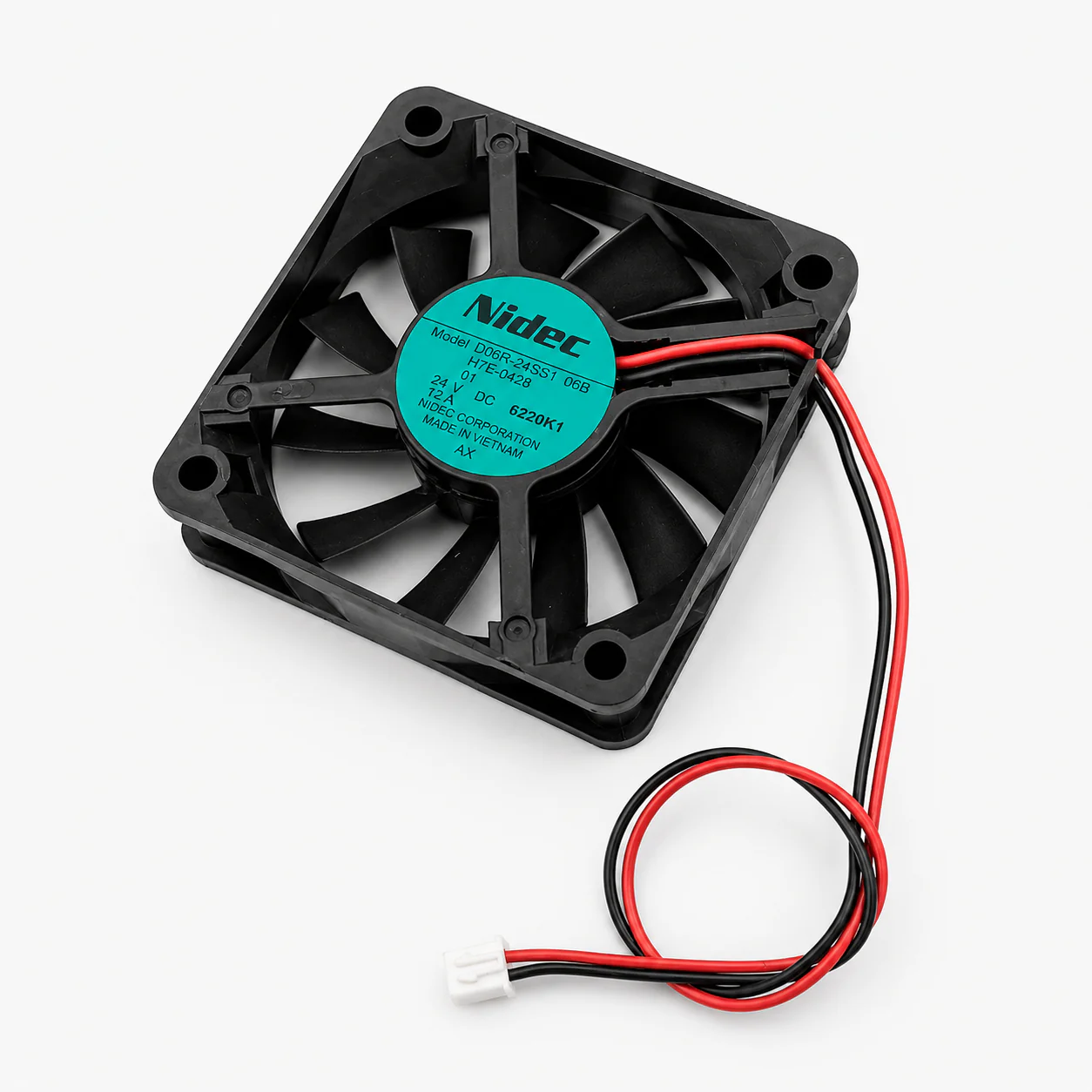 24V 6015 DC Oil Containing Cooling Fan with XH2.54-2P Connector - Image 3