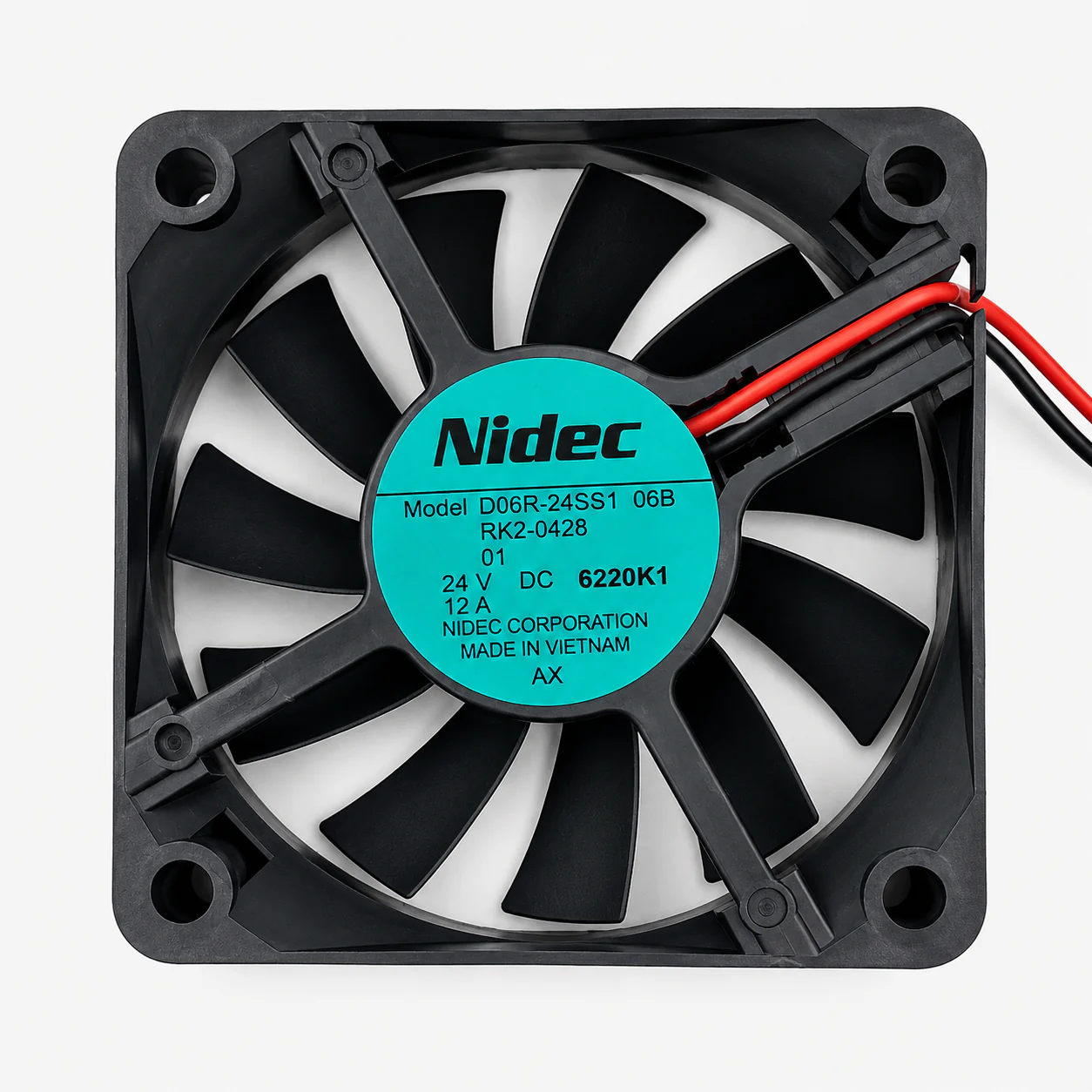 24V 6015 DC Oil Containing Cooling Fan with XH2.54-2P Connector - Image 4