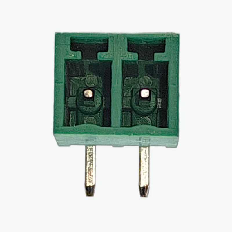 2Pin 3.81mm Pitch Pluggable PCB Mount Male Right Angle Terminal Block Connector - Image 2