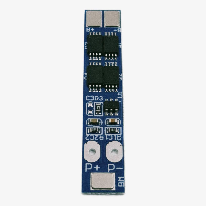 2S 16A 18650 Lithium Battery Protection BMS Module - Image 2