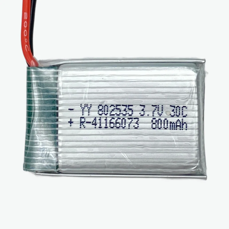 3.7V 30C 800mAh Lithium-Polymer Rechargeable Battery (YY802535) for Drones - Image 2