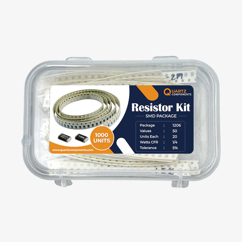 50 Sets 1206 SMD Resistor Kit from 10 Ohm to 1M Ohm 1/4 Watt with 5% Tolerance - 1000Pcs - Image 3