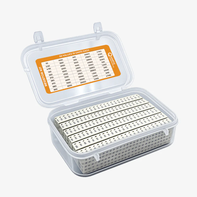 50 Sets 0805 SMD Resistor Kit from 1 Ohm to 4.7M Ohm 1/8 Watt with 5% Tolerance - 500Pcs - Image 2