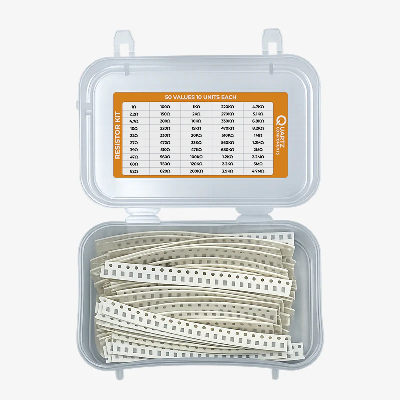 50 Sets 0805 SMD Resistor Kit from 1 Ohm to 4.7M Ohm 1/8 Watt with 5% Tolerance - 500Pcs - Image 4