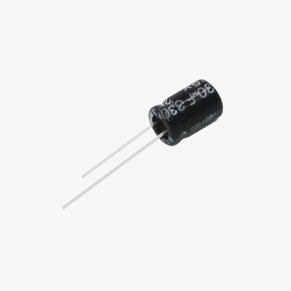 330uF 25V Electrolytic Capacitor (Pack of 5) - Image 2