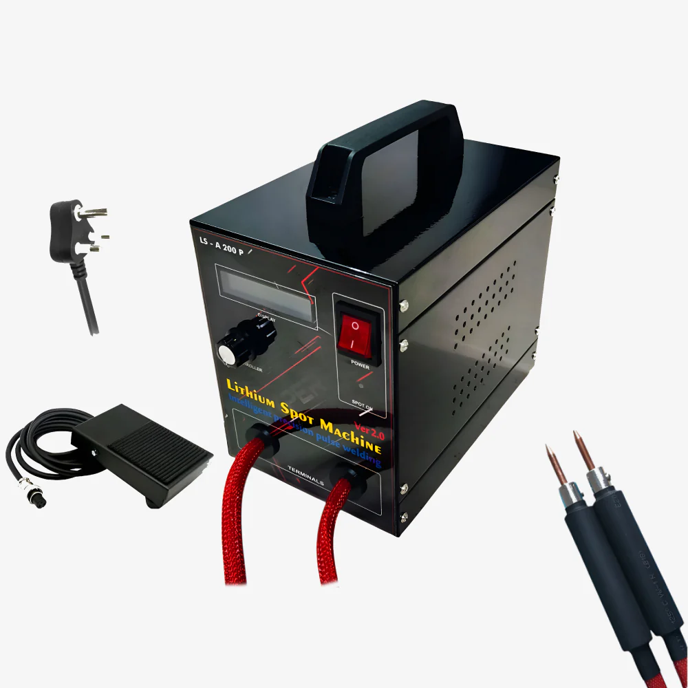 3.5 KVA LS-A200 Portable Lithium Cell Spot Welding Machine for Battery Pack - Includes Double Pen and Pedal - Image 2