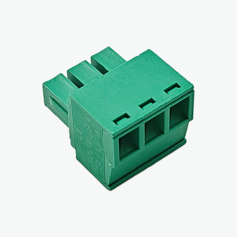 3Pin 3.81mm Pitch Pluggable Female Right Angle Terminal Block Connector - Image 3