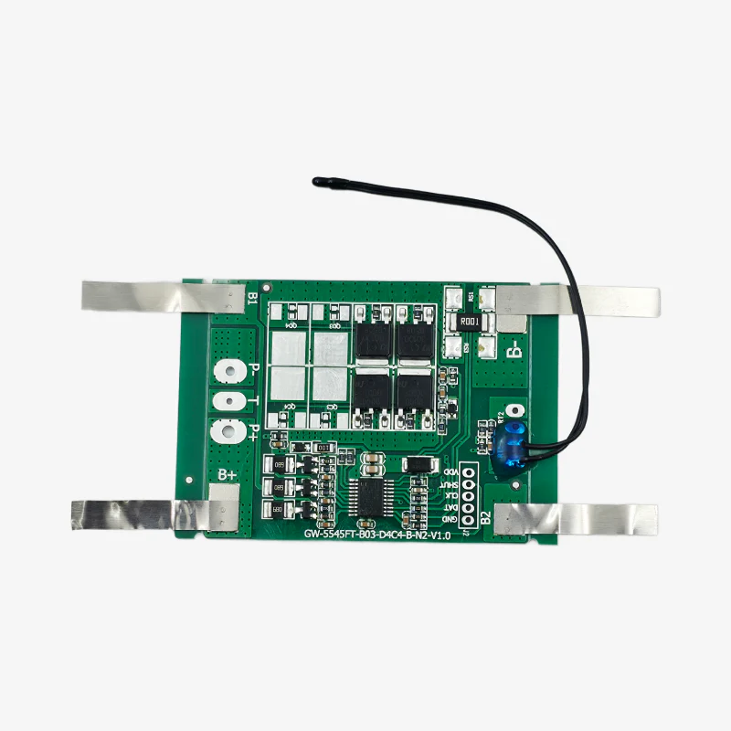 3S 10A Lithium Battery Protection BMS Module with Nickel Strip for 3.7V NMC cells - Image 3