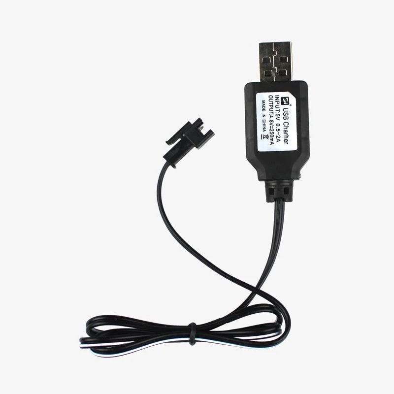 4.8V Battery USB Charger Cable with SM Plug for RC Car Toys Vehicle Ni-MH NI CD Battery - Image 6