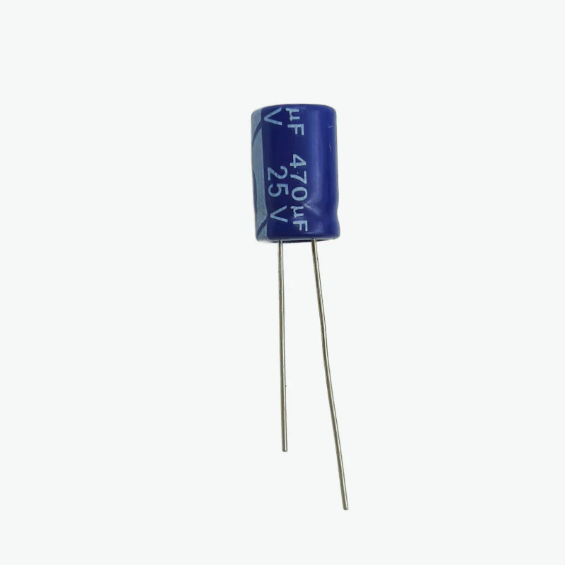 470uF 25V Radial Electrolytic Capacitor – Through Hole