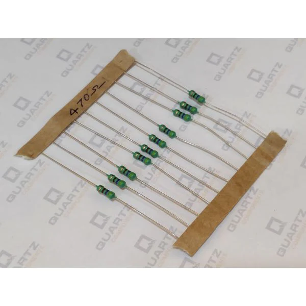 470 ohm, 1/4 Watt Resistor with 5% tolerance (Pack of 10) - Image 2