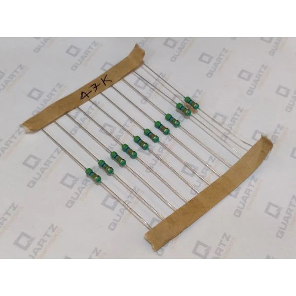47K ohm, 1/4 Watt Resistor with 5% tolerance (Pack of 10) - Image 2