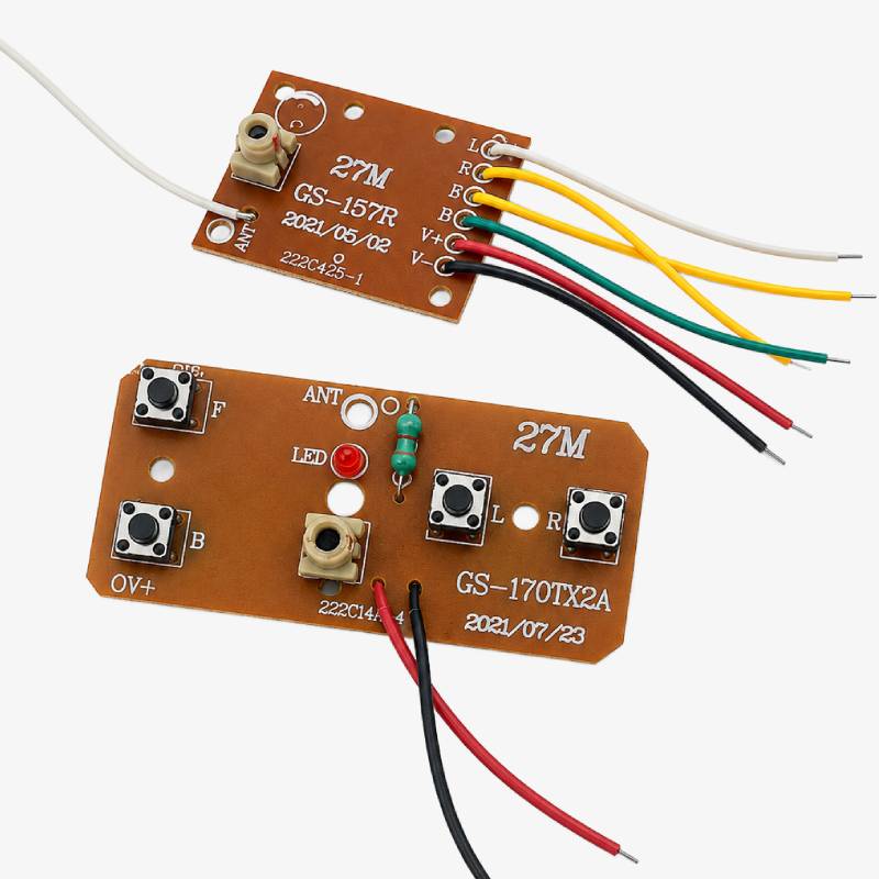 4CH 27MHZ Remote RF Transmitter & Receiver Board