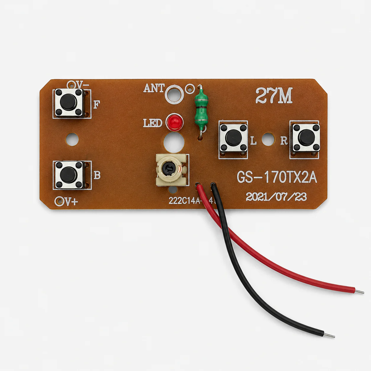4CH 27MHZ Remote RF Transmitter & Receiver Board - Image 2