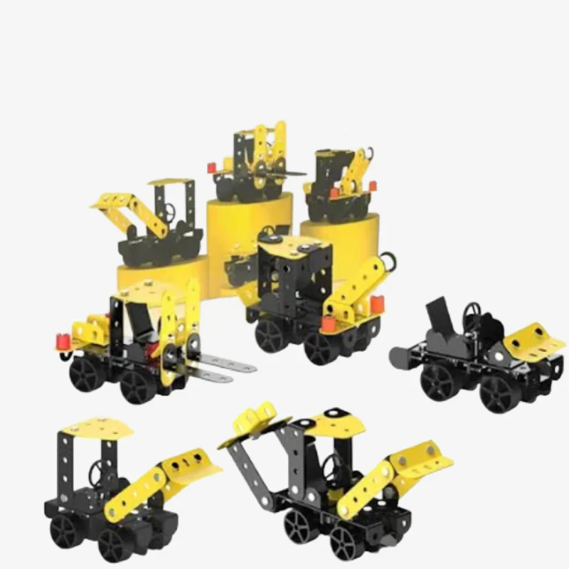 5-in-1 Mecha Racer DIY Construction Kit - 38 Pieces STEM Toy for Kids 8+