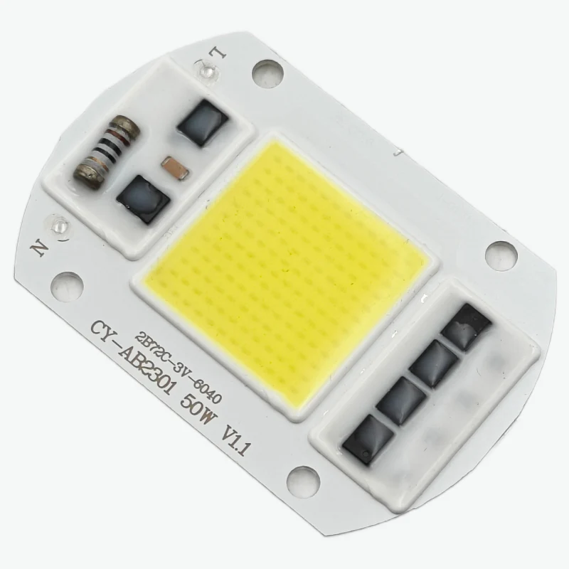 50W 6040 AC LED chip - High Power Cool White COB Light 300mA