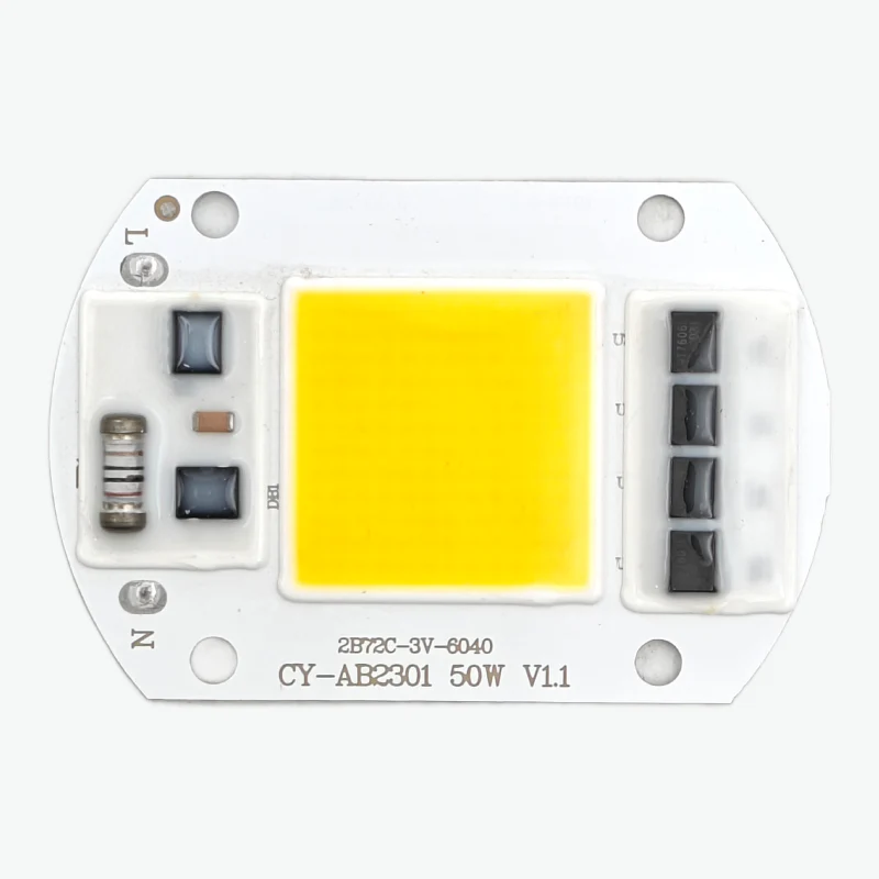 50W 6040 AC LED chip - High Power Warm White COB Light 300mA