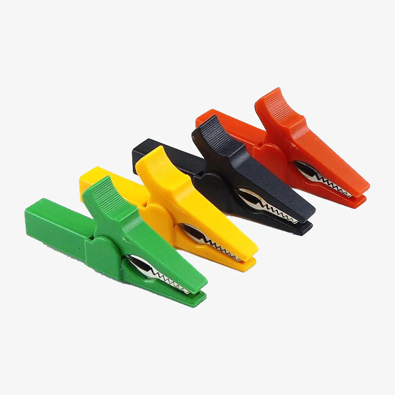 55mm Copper Insulated Crocodile Clip with 10mm Opening for Banana Plug 4mm - Red - Image 3