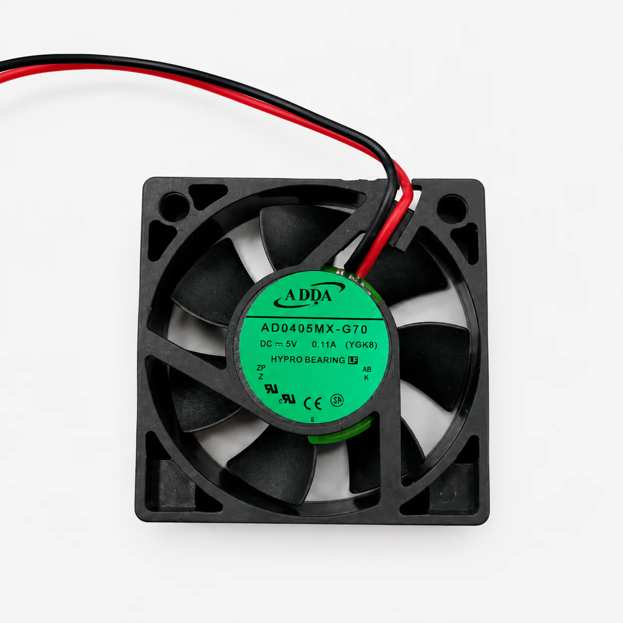 5V 4010 0.11A DC Cooling Fan with XH2.54-2P Connector - Image 2