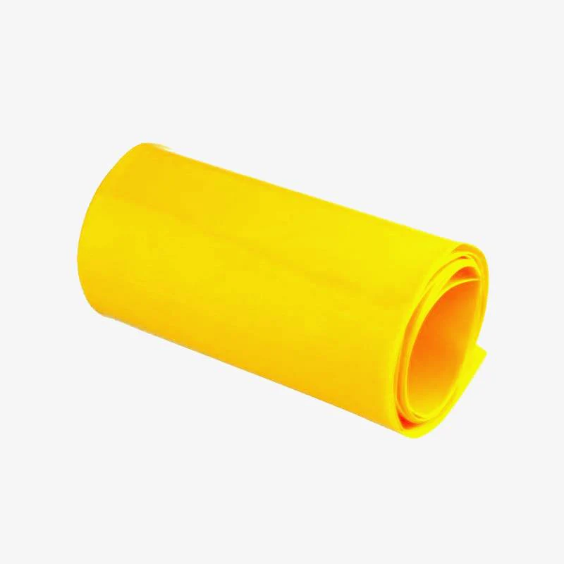61mm PVC Heat Shrink Sleeve for Lithium Battery Pack - 1 Meter (Yellow) - Image 2