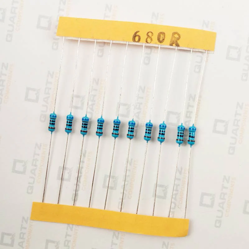 680 ohm, 1/4 Watt Resistor with 1% tolerance (Pack of 10) - Image 2