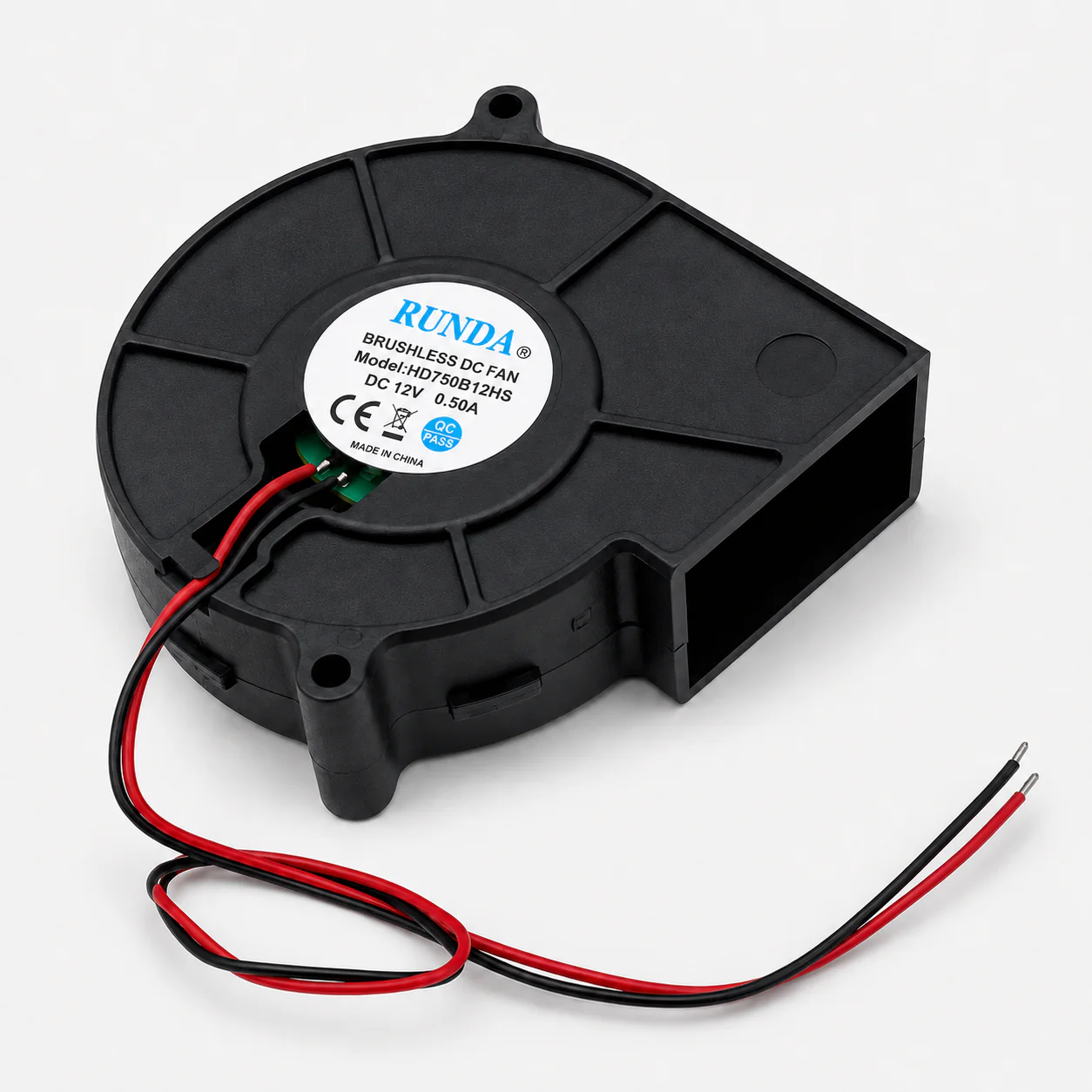 7530 12V DC Powerful Blower Cooling Fan (75x75x30mm) - Image 7