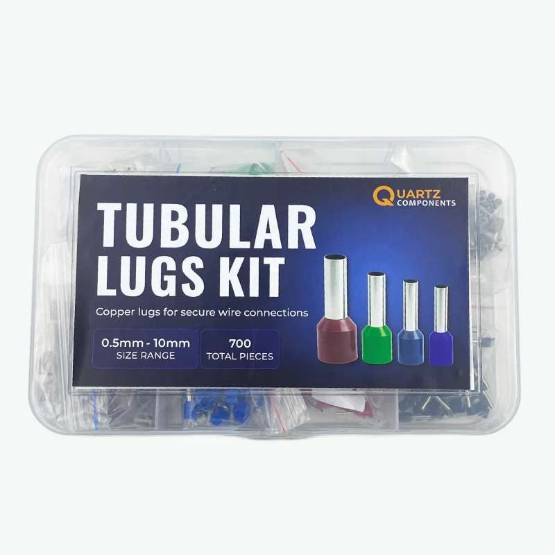 8 Types Insulated Terminal Ferrule Tubular Lugs Kit from 0.5mm to 10mm - 700Pcs - Image 2