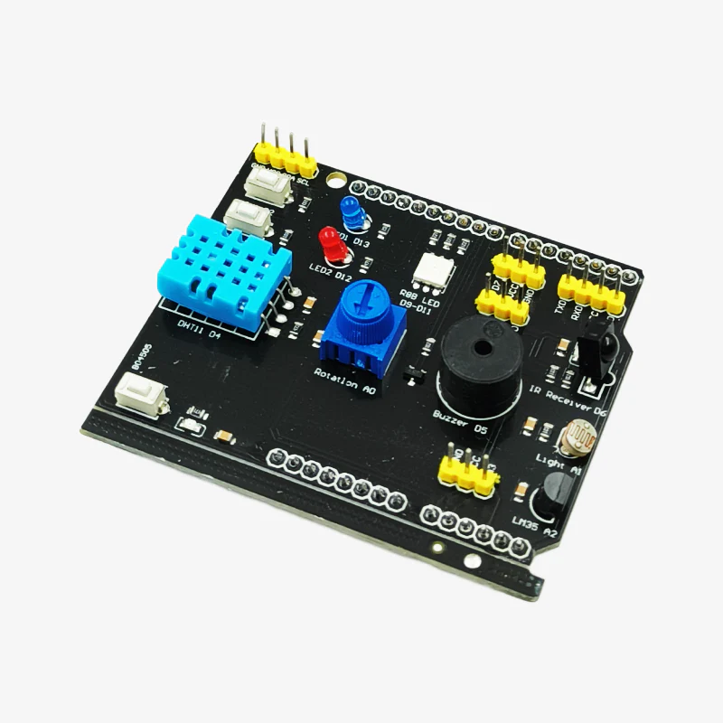 9 In 1 Multi-function Expension Board DHT11 and LM35 Temperature Sensor