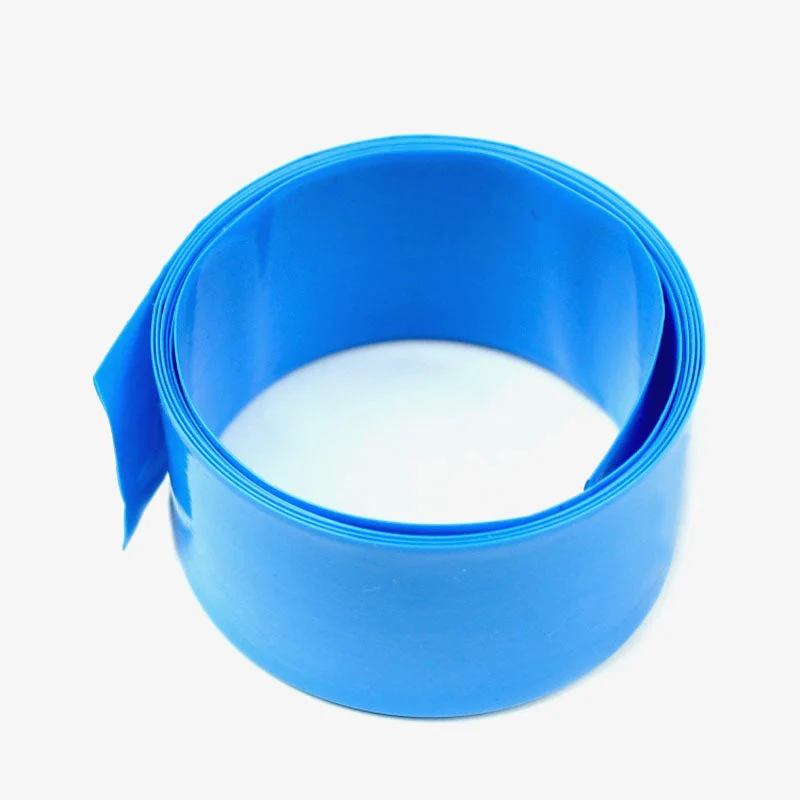 90mm PVC Heat Shrink Sleeve for Lithium Battery Pack - 1 Meter (Blue) - Image 2