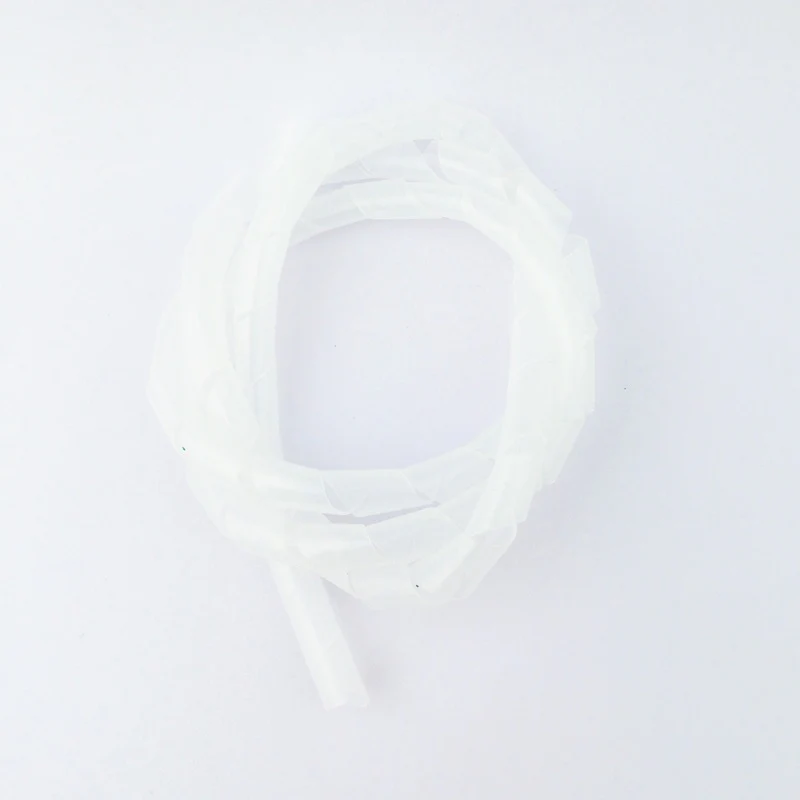 9MM - 1/4" PVC Spiral Wrapping Sleeve Band for wire harness-1 meter (White) Good Quality - Image 2