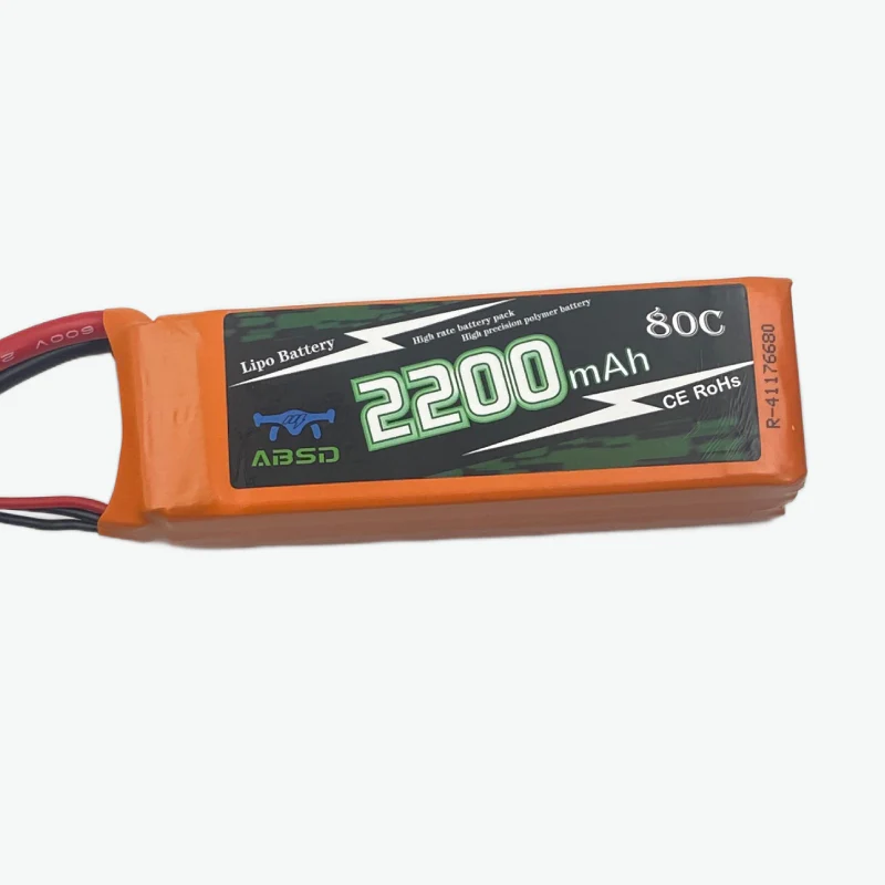 11.1V 2200mAh 3S 80C Lithium-Polymer Rechargeable Battery - Image 2