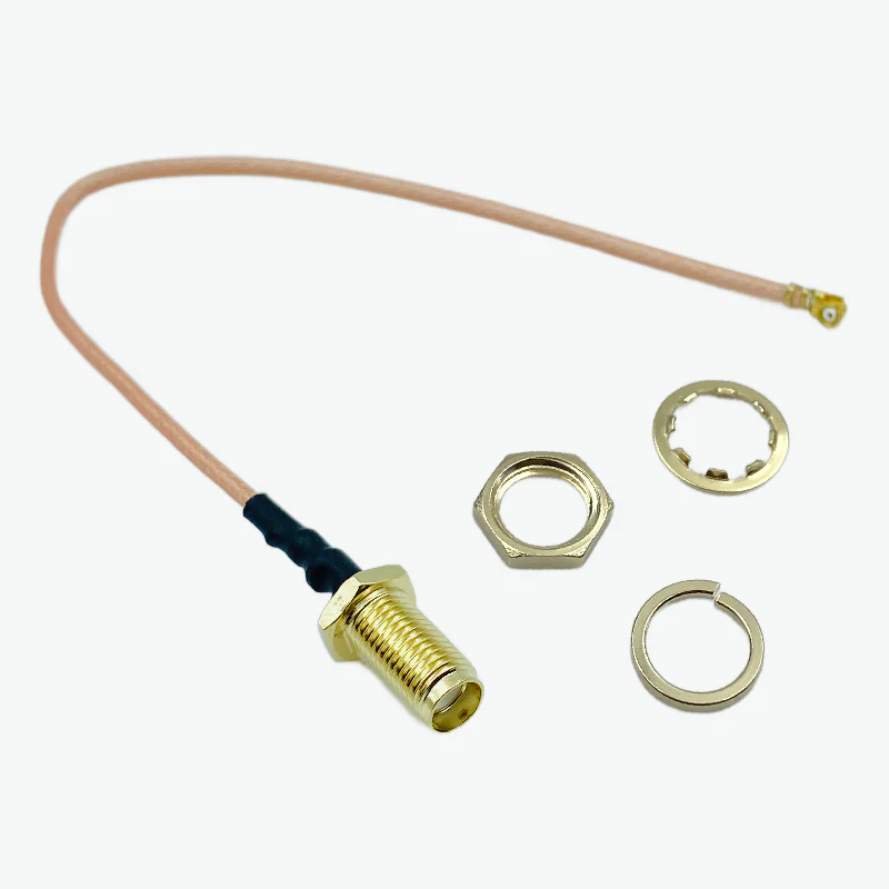 AntennaHome AHCG.RG178 L150 6GHz 1.13mm Female SMA to IPEX Cable Assembly - 150mm