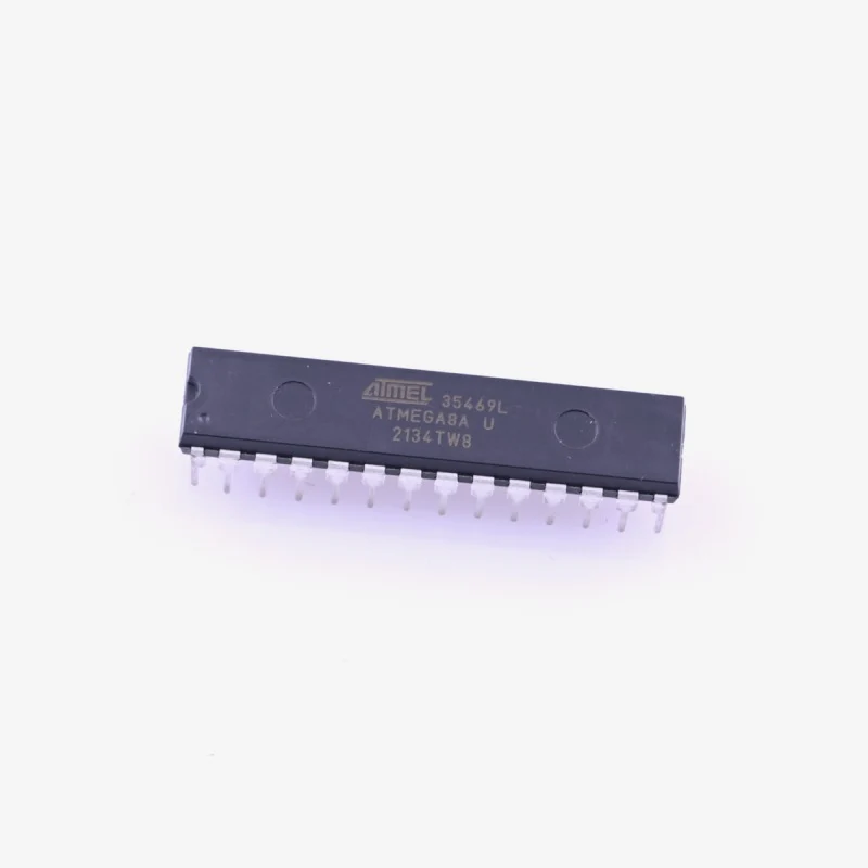 ATmega8A Microcontroller IC - 28 Pin DIP Package