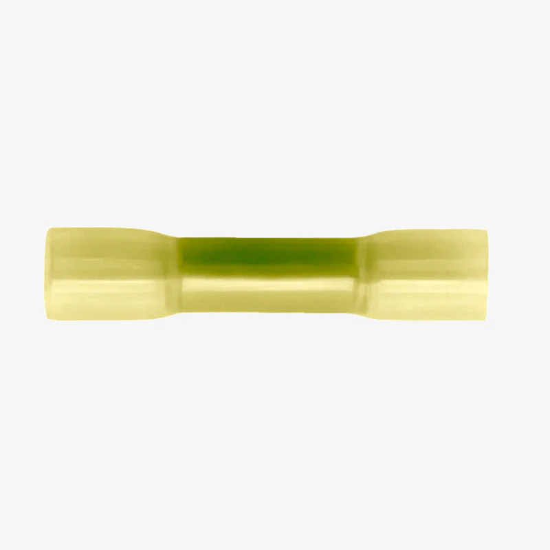 BHT-5.5 Heat Shrink Butt Splice Connector 6.0-10.0 sqmm (12-10 AWG) - Yellow - Image 2
