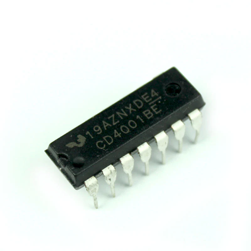 CD4001 - Quad 2-Input NOR Gate IC - DIP-14 Package - Image 2