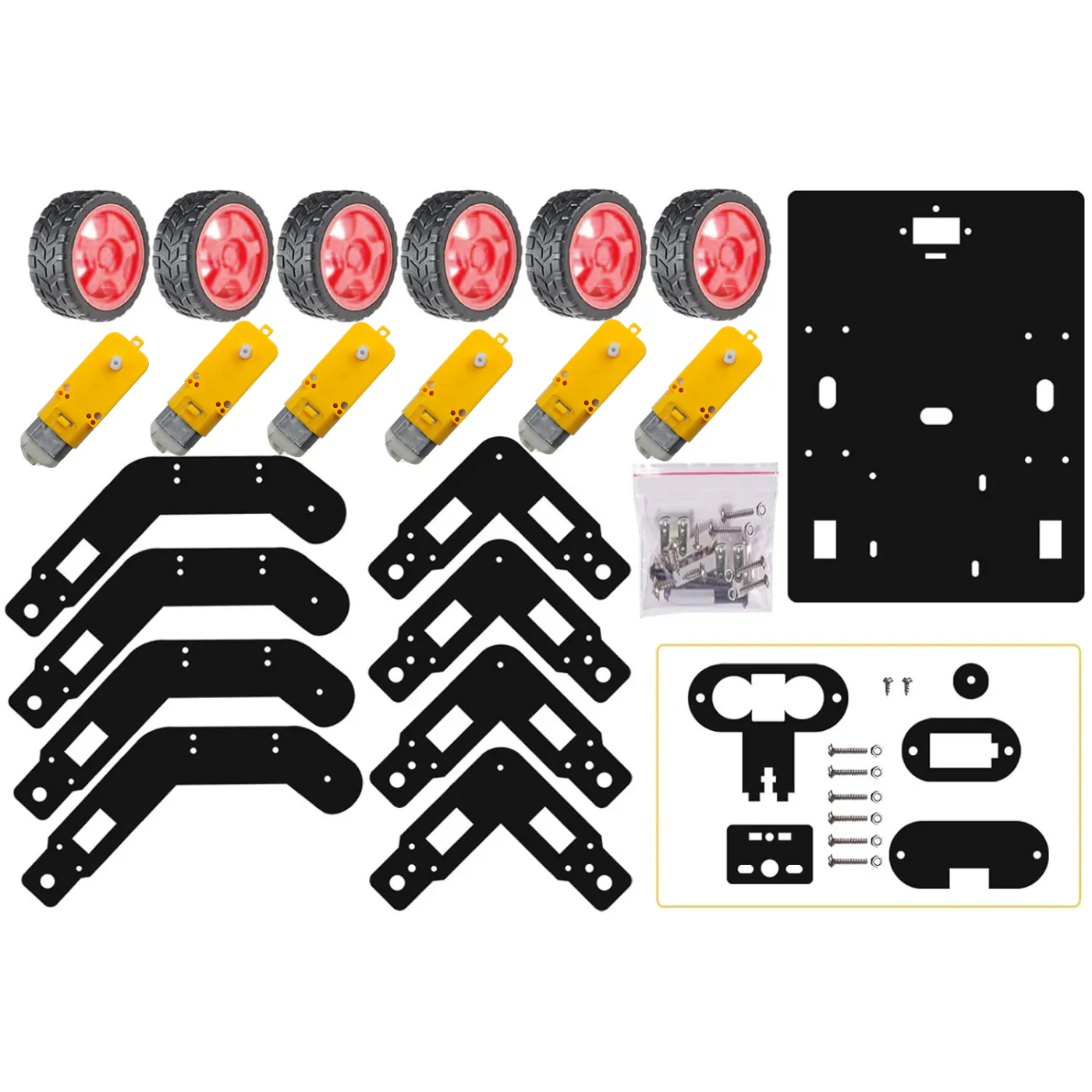 6WD All Terrain Explorer Rover Robotics Chassis Kit - Image 3
